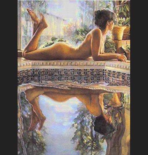 Steve Hanks Reflecting